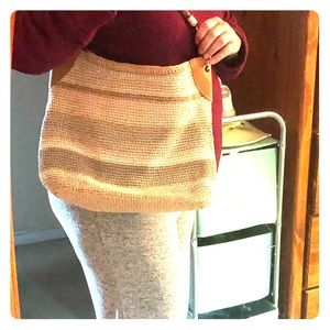 The Sak bag in great condition beige tones